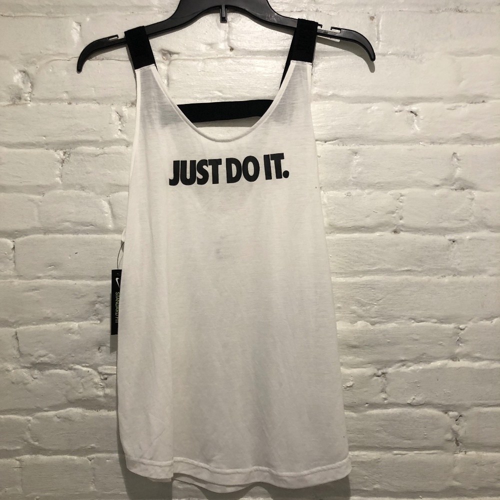 WOMENS NIKE TANK TOP WHITE
